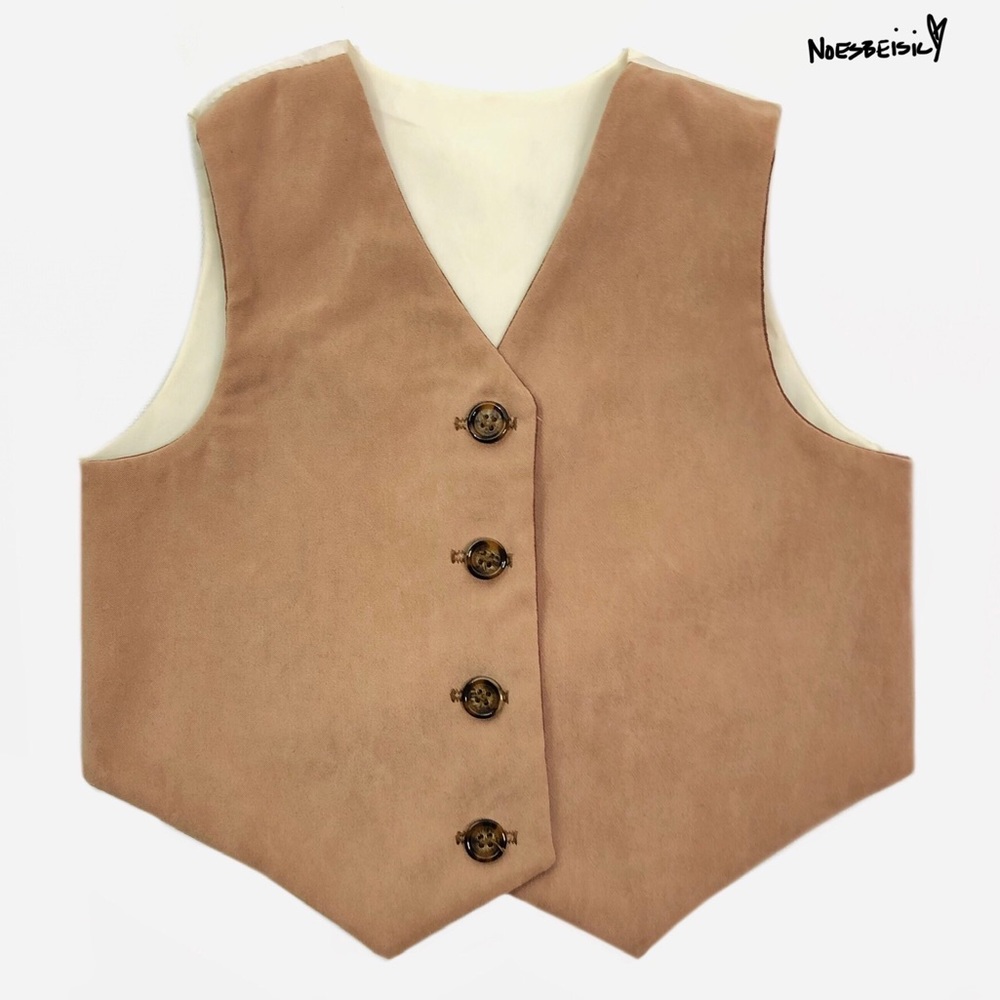 ¡¡💕2/$20!! Kids Vintage Reversible Vest - Picture 5 of 6